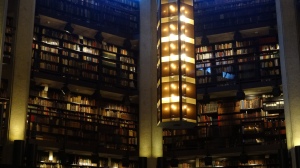 The rare book library at the University of Toronto is open to the public. 